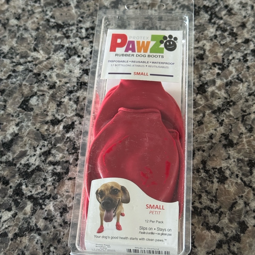 PAWZ Red Dog Protective Booties Clothing & Accessories